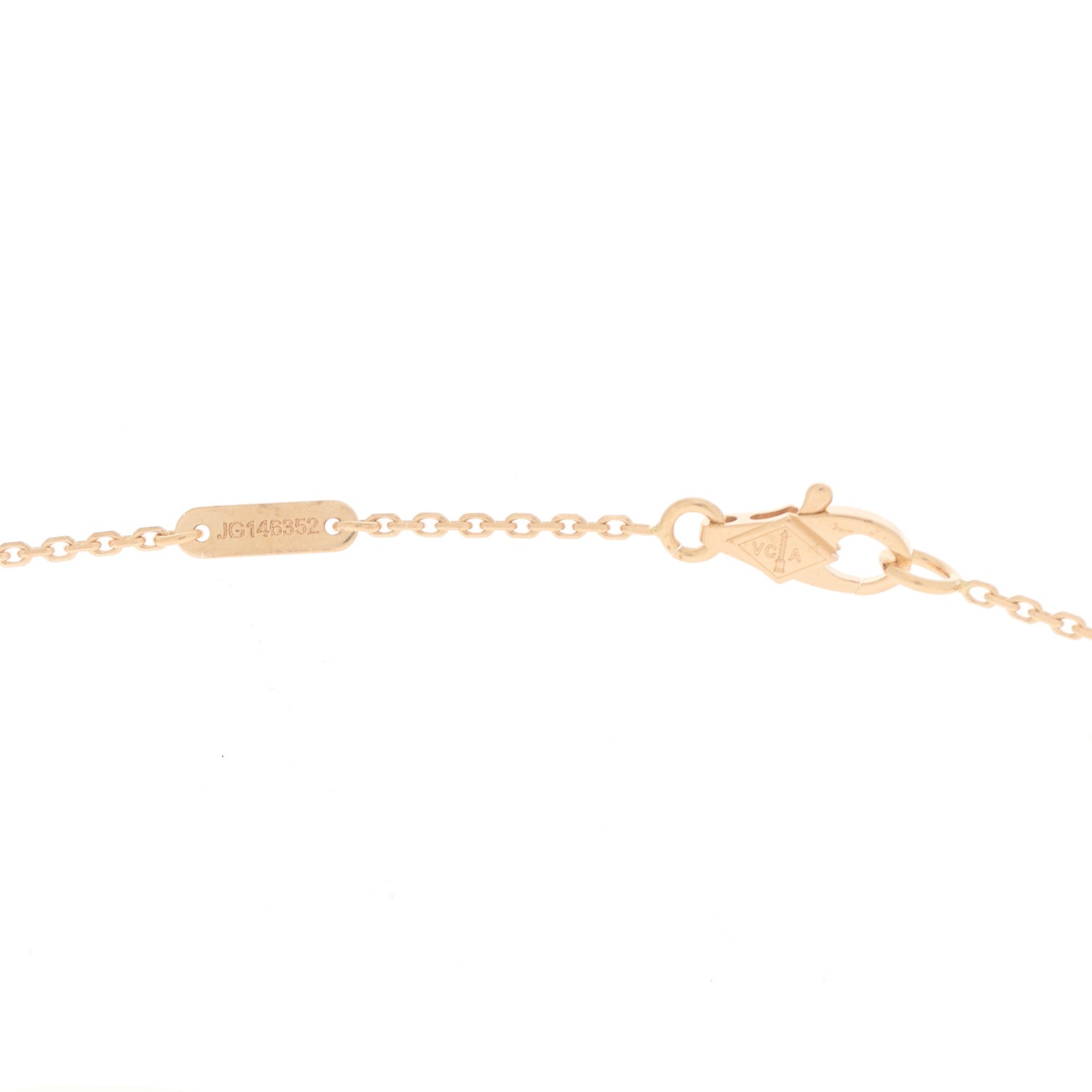 Van Cleef & Arpels 18K Rose Gold Sweet Alhambra Pendant Necklace 4 of 6