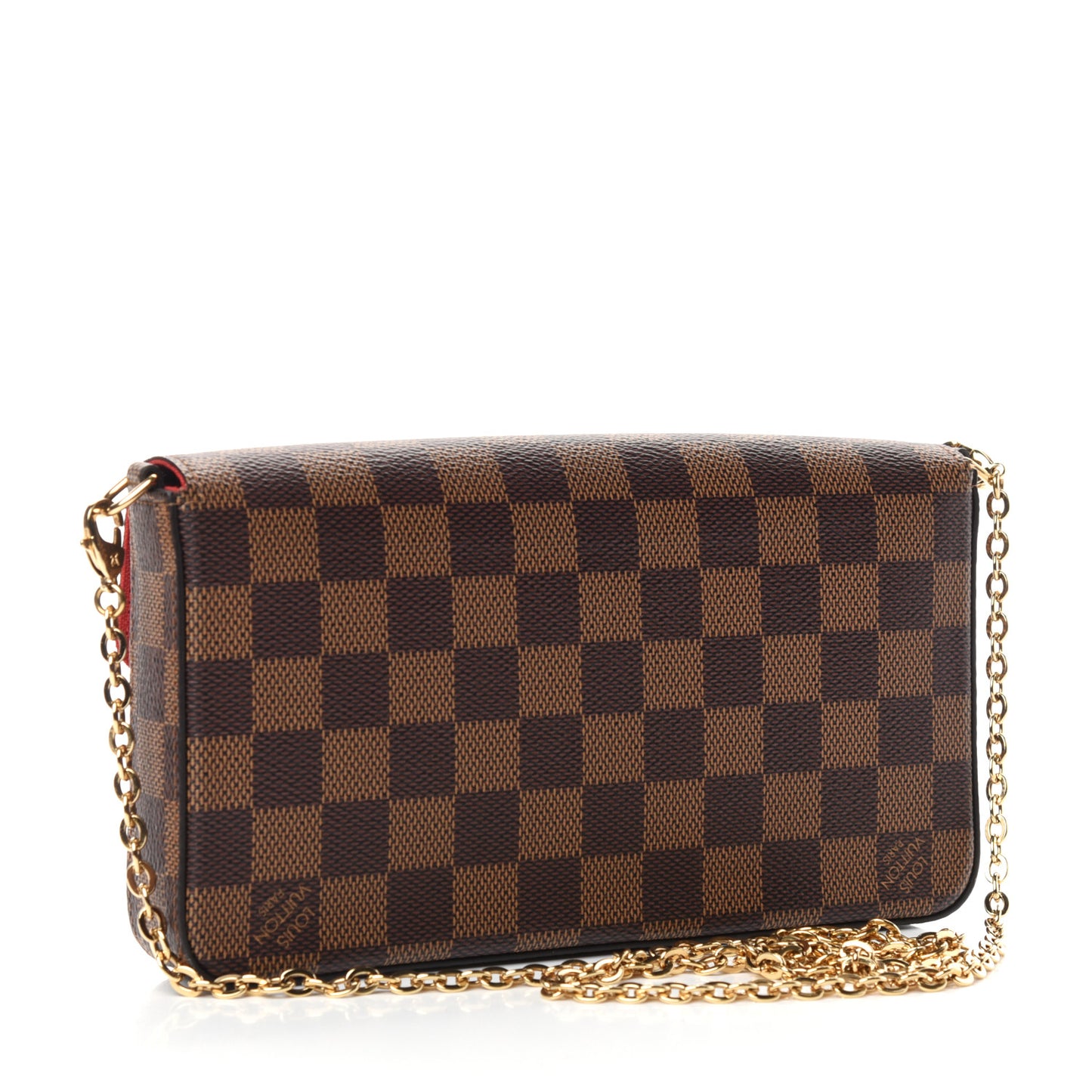 Damier Ebene Pochette Felicie Chain Wallet