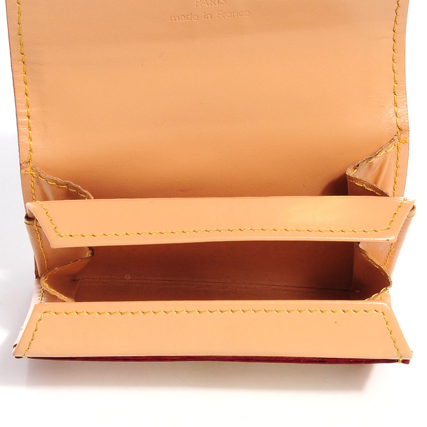 Monogram Multicolor Porte-Monnaie Plat Coin Purse White