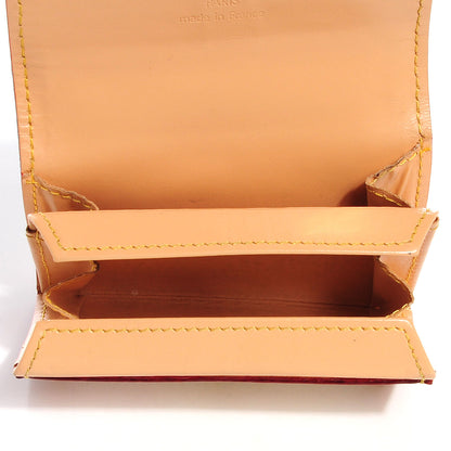 Louis Vuitton Monogram Multicolor Porte-Monnaie Plat Coin Purse White 6 of 7