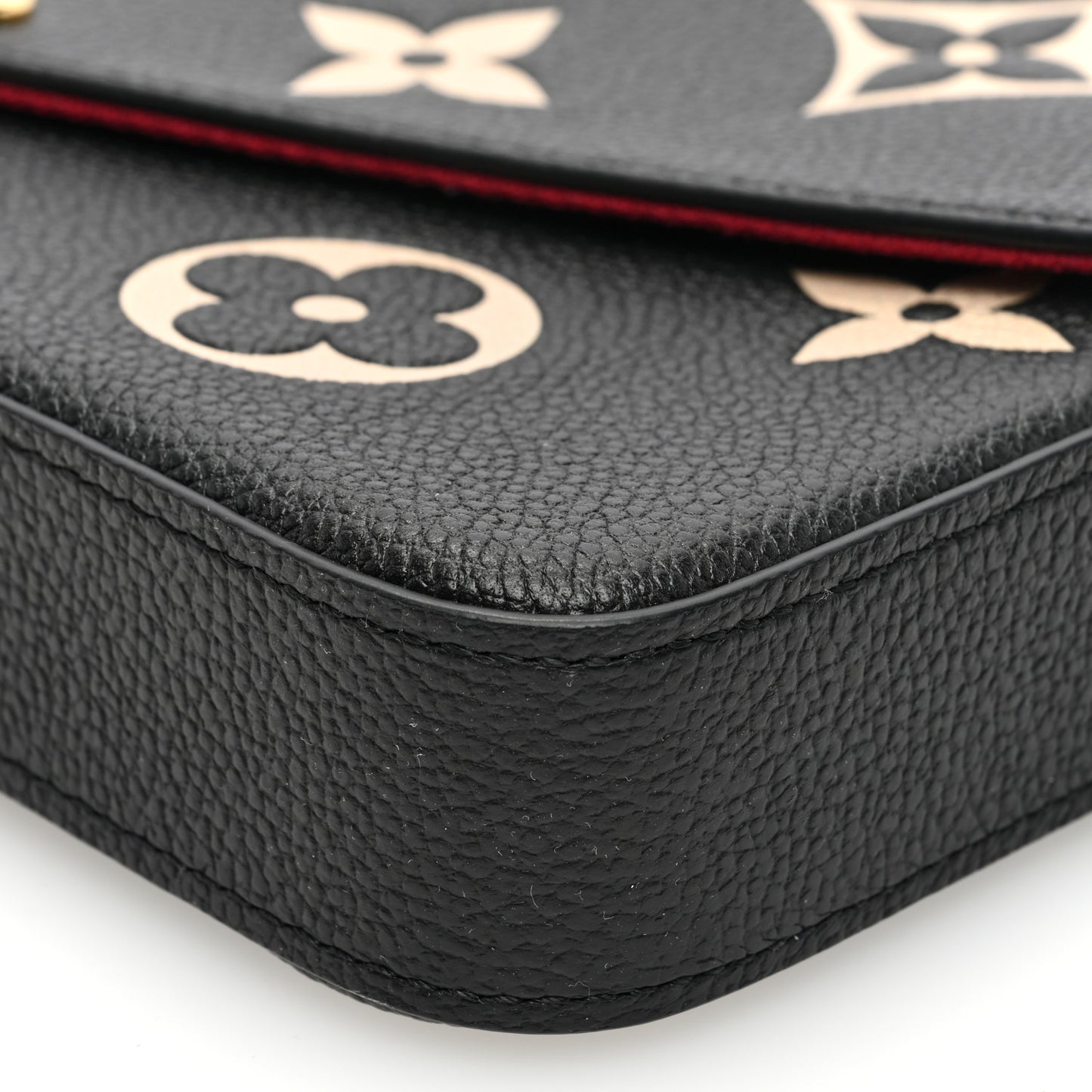 Empreinte Monogram Giant Felicie Pochette Black Beige