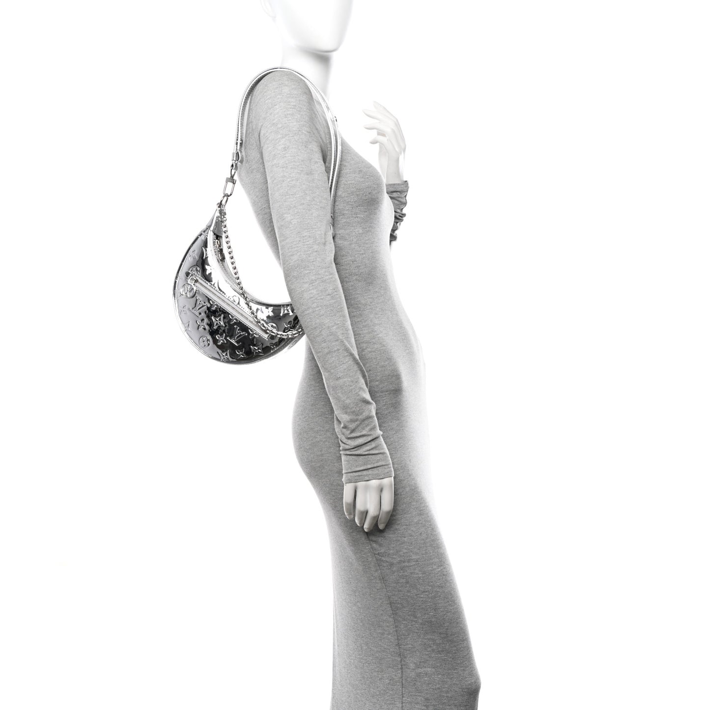 Monogram Miroir Loop PM Silver