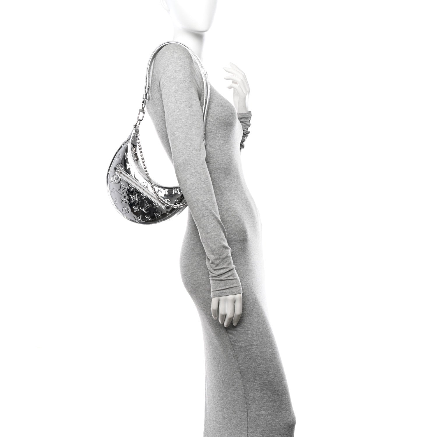 Louis Vuitton Monogram Miroir Loop PM Silver 2 of 9