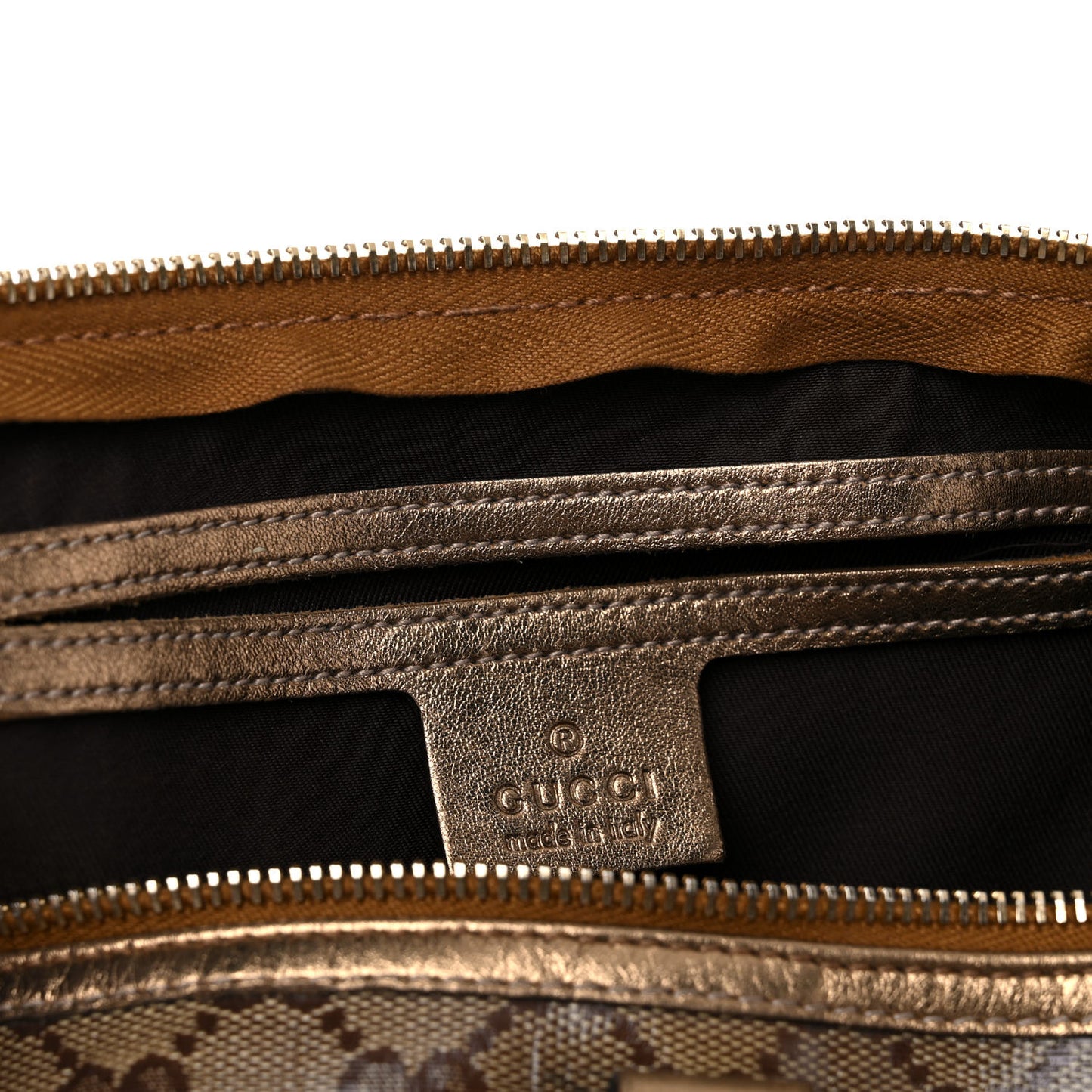 Crystal Monogram Medium Joy Boston Bronze