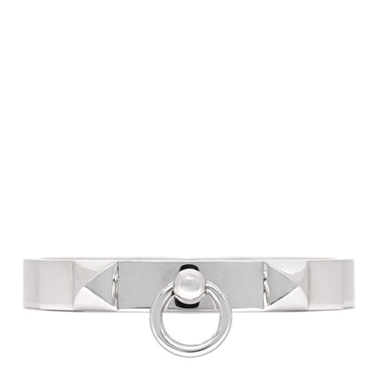 Hermes Sterling Silver PM Collier De Chien Bracelet LG 1 of 6