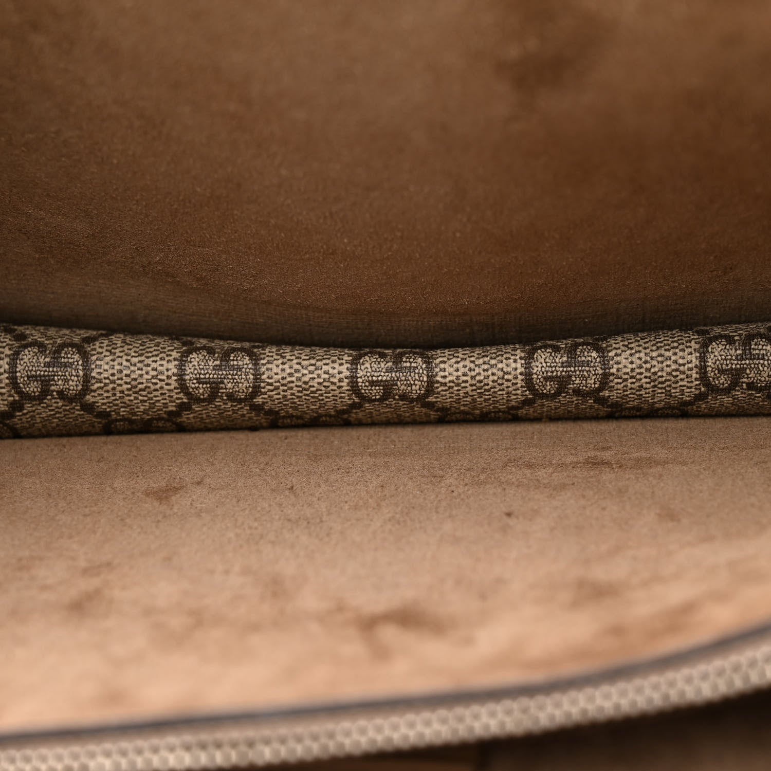 Gucci GG Supreme Monogram Small Dionysus Shoulder Bag Taupe 5 of 12