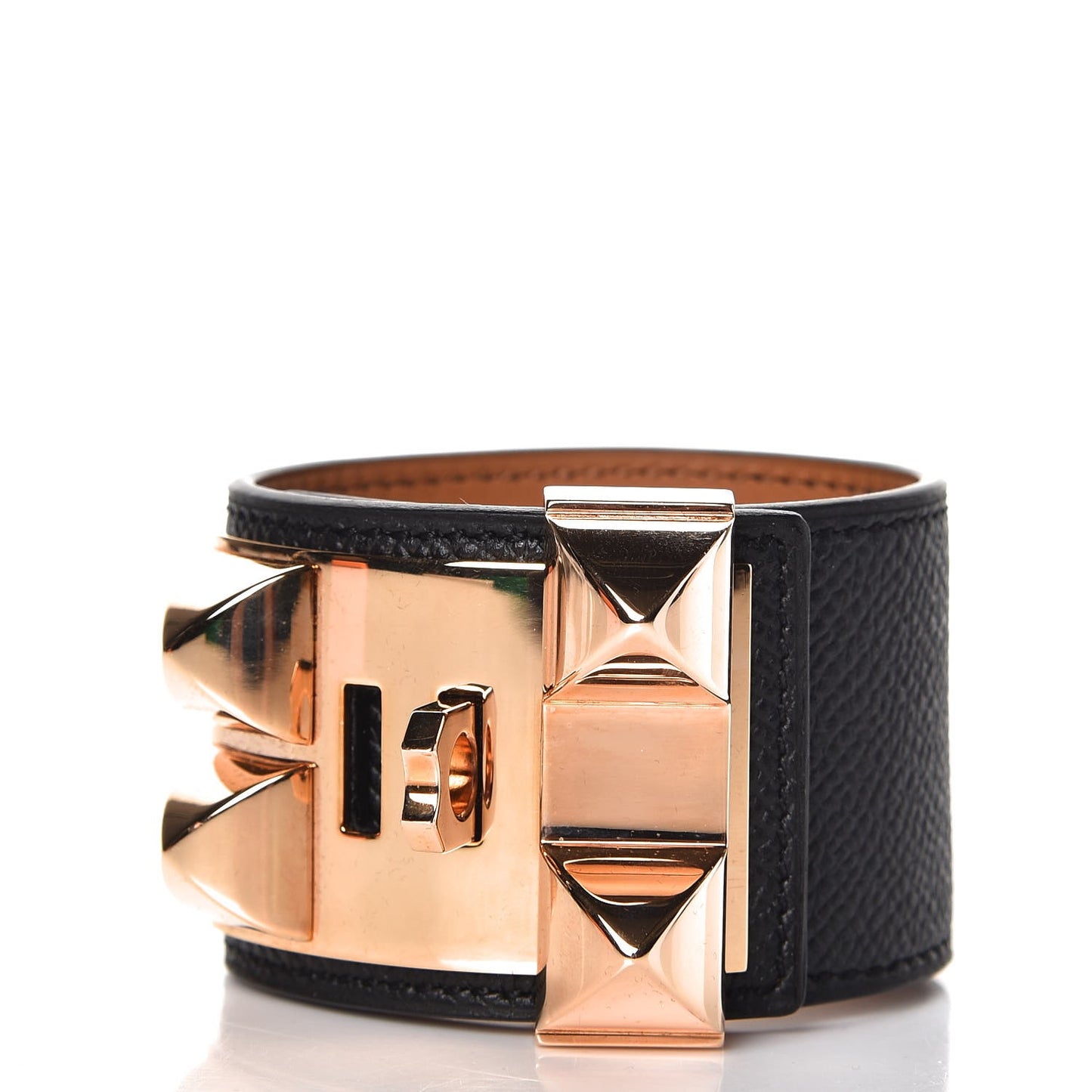 Epsom Collier de Chien CDC Bracelet S Black