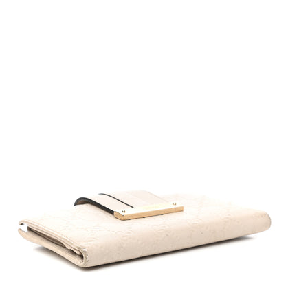 Gucci Guccissima Ladies Web Long Wallet Off White 4 of 9