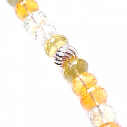David Yurman Citrine Peridot Quartz Bead Necklace 3 of 7