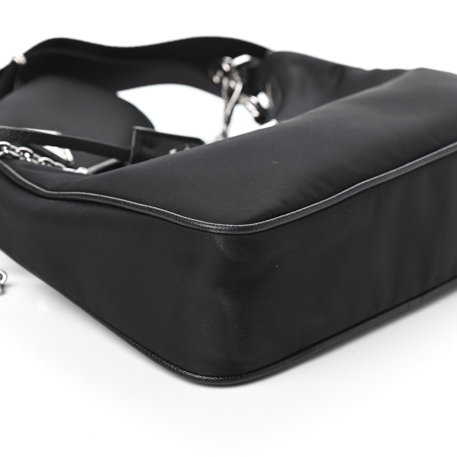 Prada Nylon Re-Edition 2005 Shoulder Bag Black 7 of 8