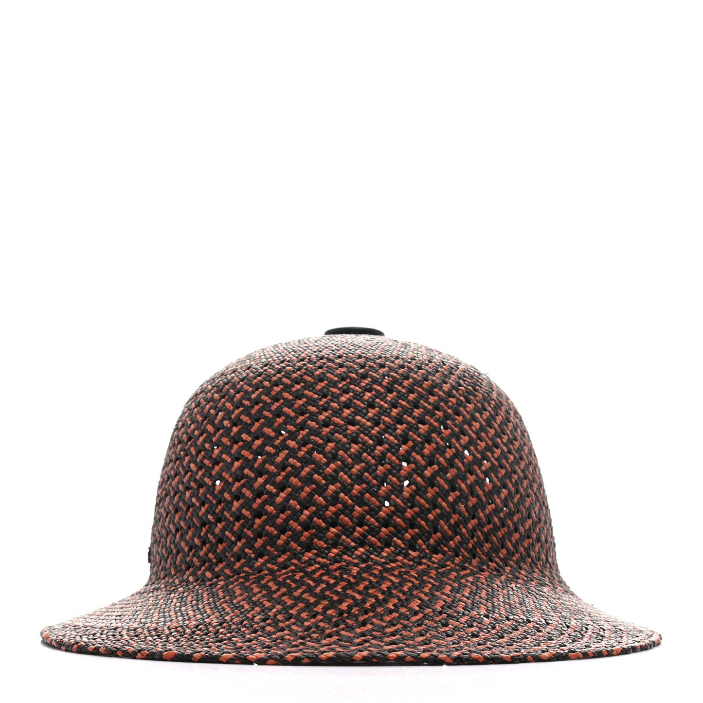 Panama Straw Chapeau Tanzanie Canna Hat 56 Terracotta Black