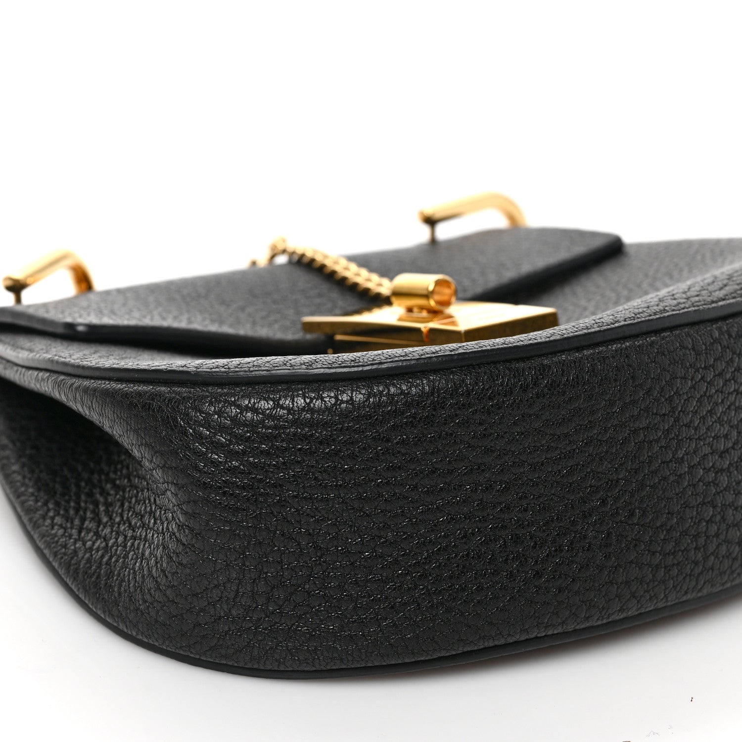 Chloe Goatskin Nano Drew Shoulder Bag Black 6 of 7