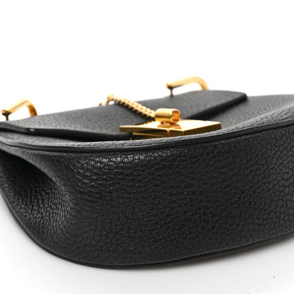 Chloe Goatskin Nano Drew Shoulder Bag Black 6 of 7