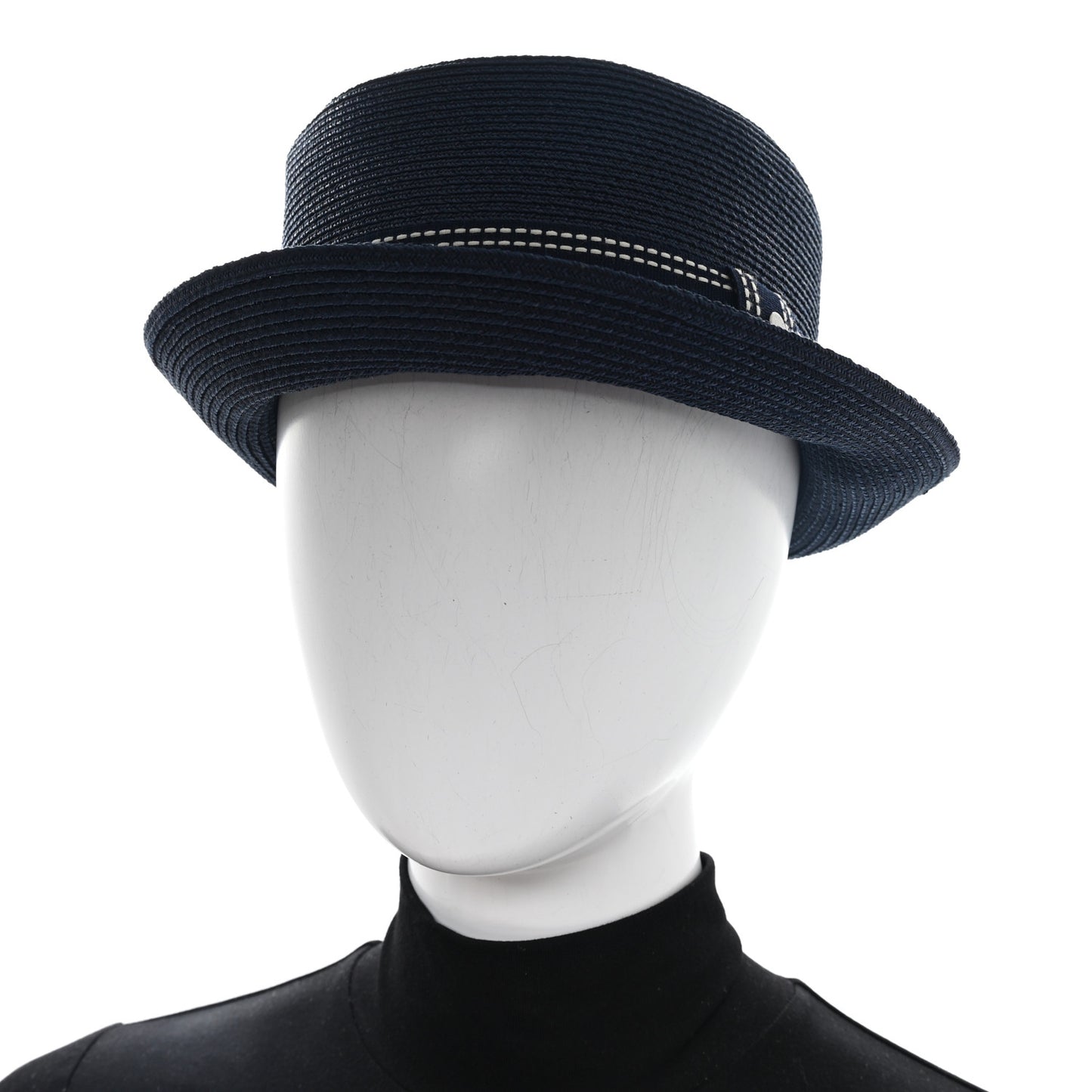 Braided Raffia Balthazar Sellier Hat 59 Marine