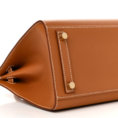 Hermes Epsom Birkin Sellier 25 Gold 9 of 10