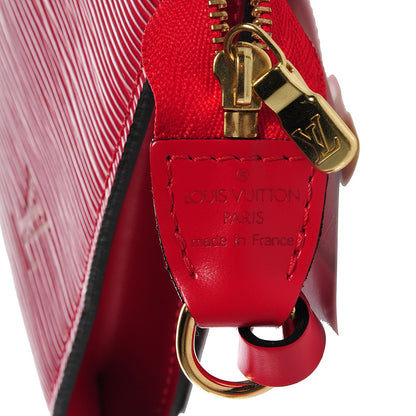 Louis Vuitton Epi Pochette Accessories 24 Castillan Red 7 of 7
