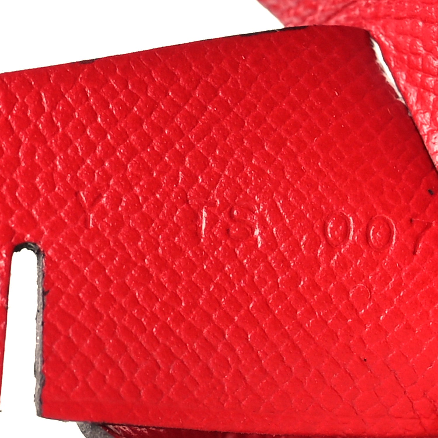 Hermes Grained Madame Calfskin Lipstick Case with Mirror Rouge Piment 7 of 10