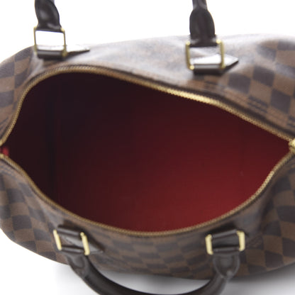 Louis Vuitton Damier Ebene Speedy 30 4 of 12