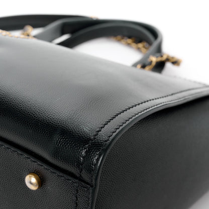 Chanel Caviar Small Studded Deauville Tote Black 14 of 15