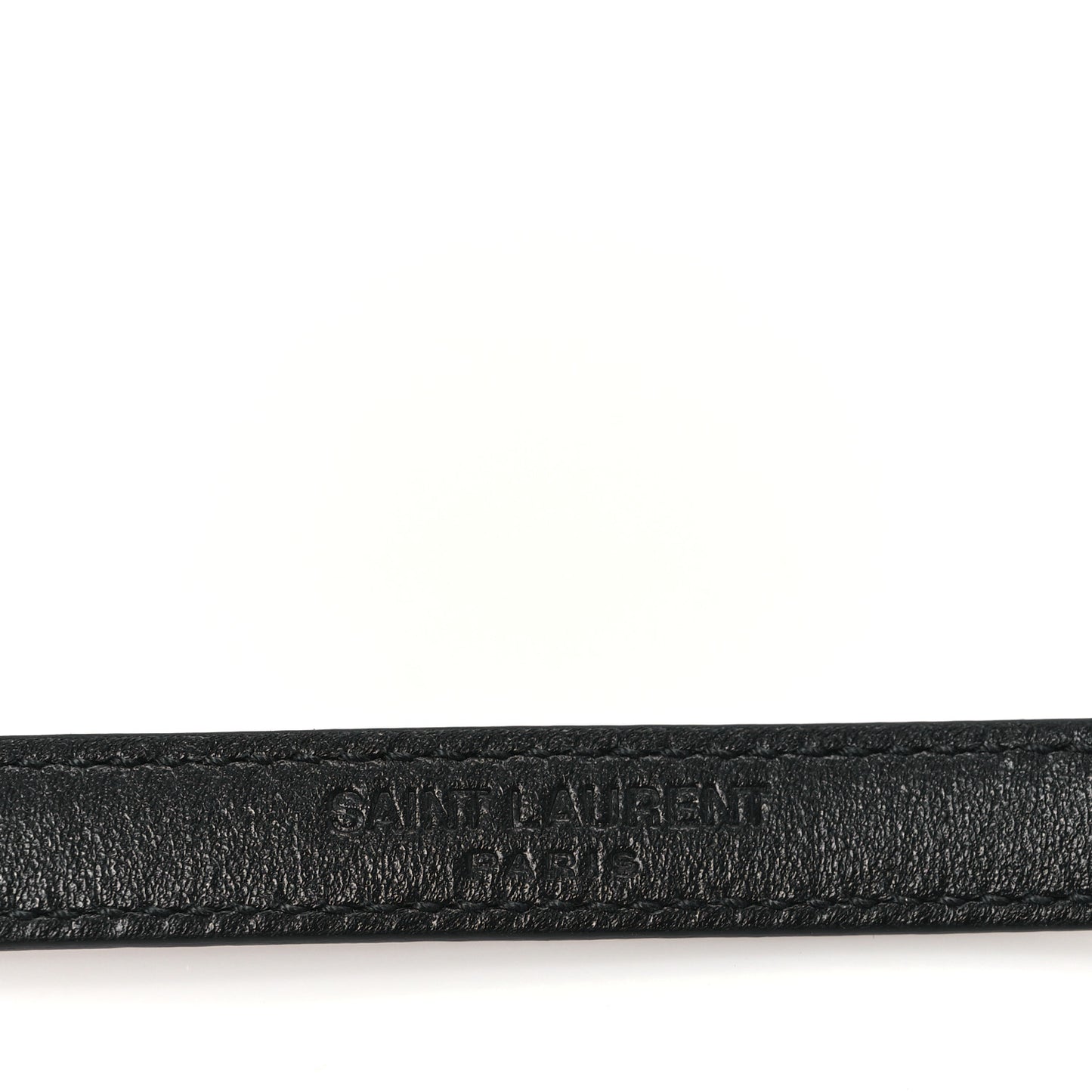 Calfskin Monogram Cassandre Extra Thin Square Buckle Belt 75 30 Black