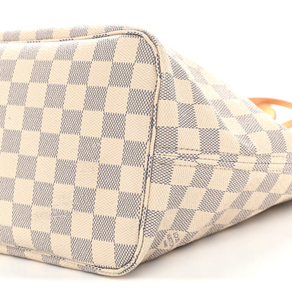 Louis Vuitton Damier Azur Neo Neverfull MM Rose Ballerine 10 of 14
