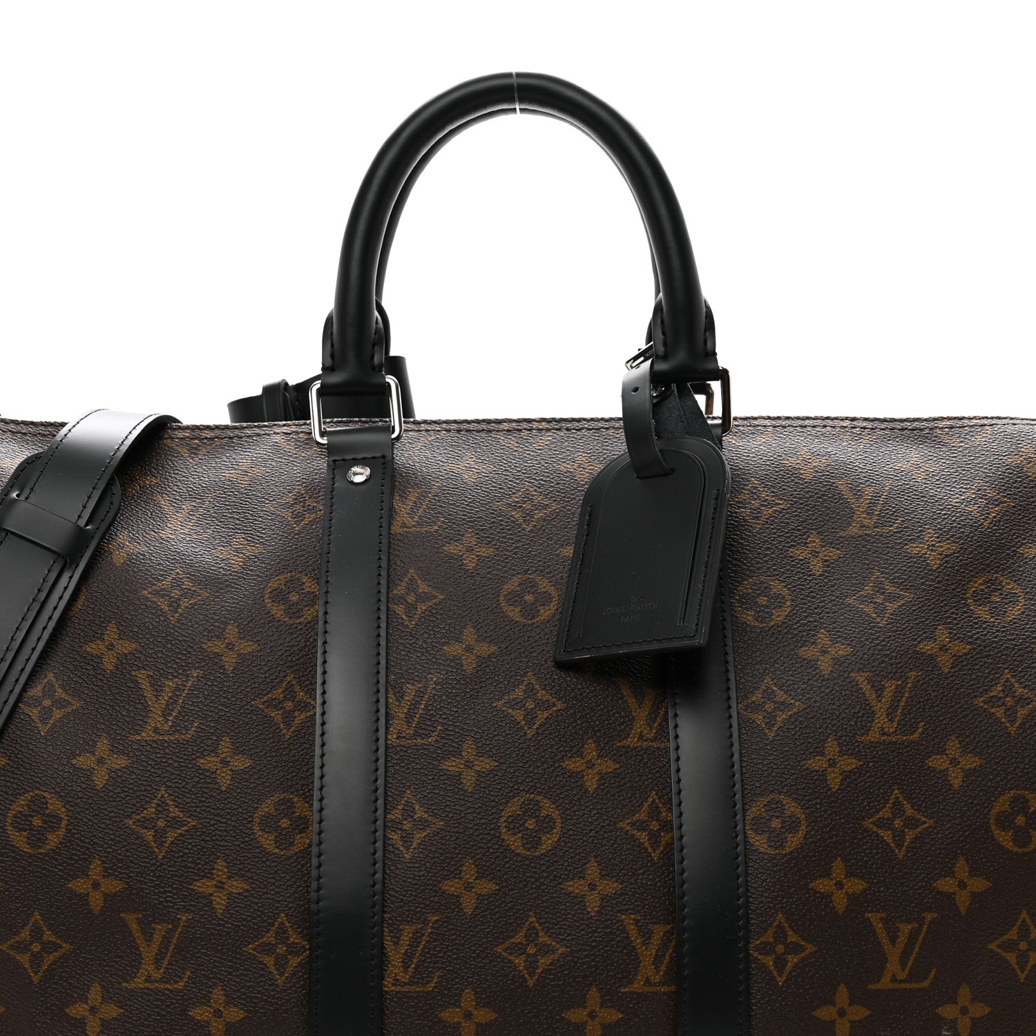 Louis Vuitton Monogram Macassar Keepall Bandouliere 45 4 of 9