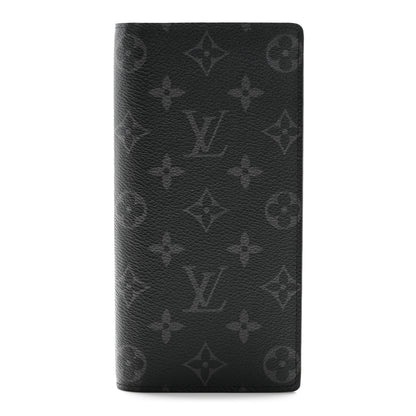 Louis Vuitton Monogram Eclipse Brazza Wallet 1 of 7