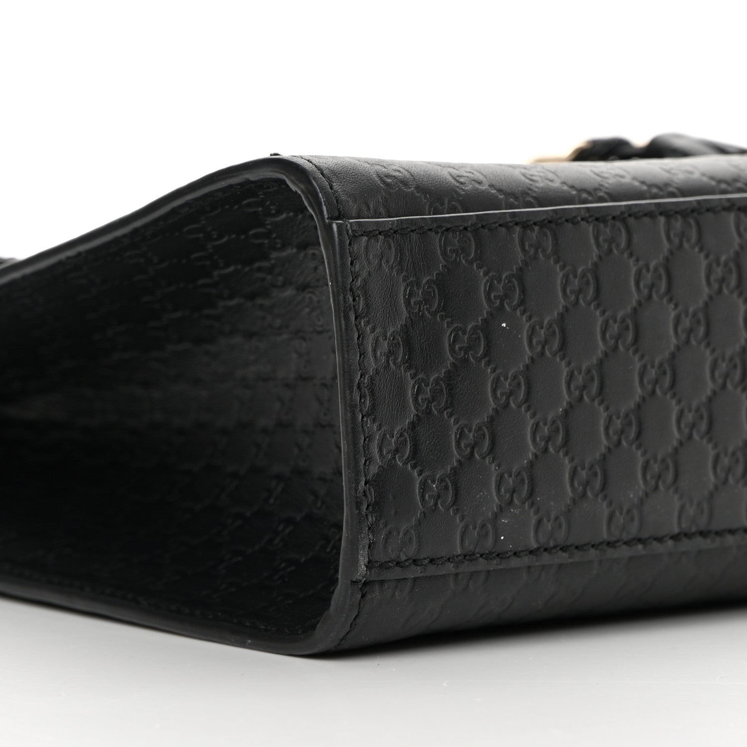 Gucci Microguccissima Medium Emily Chain Shoulder Bag Black 9 of 14