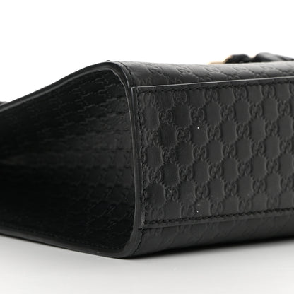 Gucci Microguccissima Medium Emily Chain Shoulder Bag Black 9 of 14