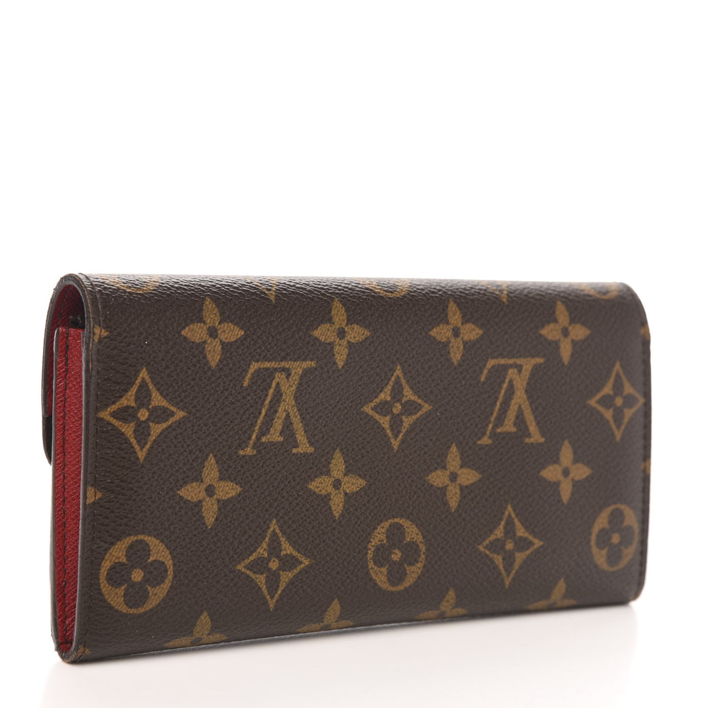 Monogram Emilie Wallet Red