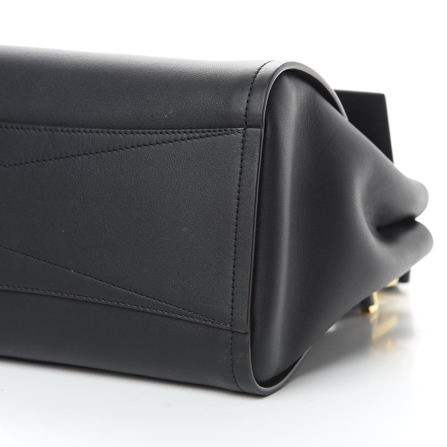 Calfskin Small Mystic Shoulder Bag Black