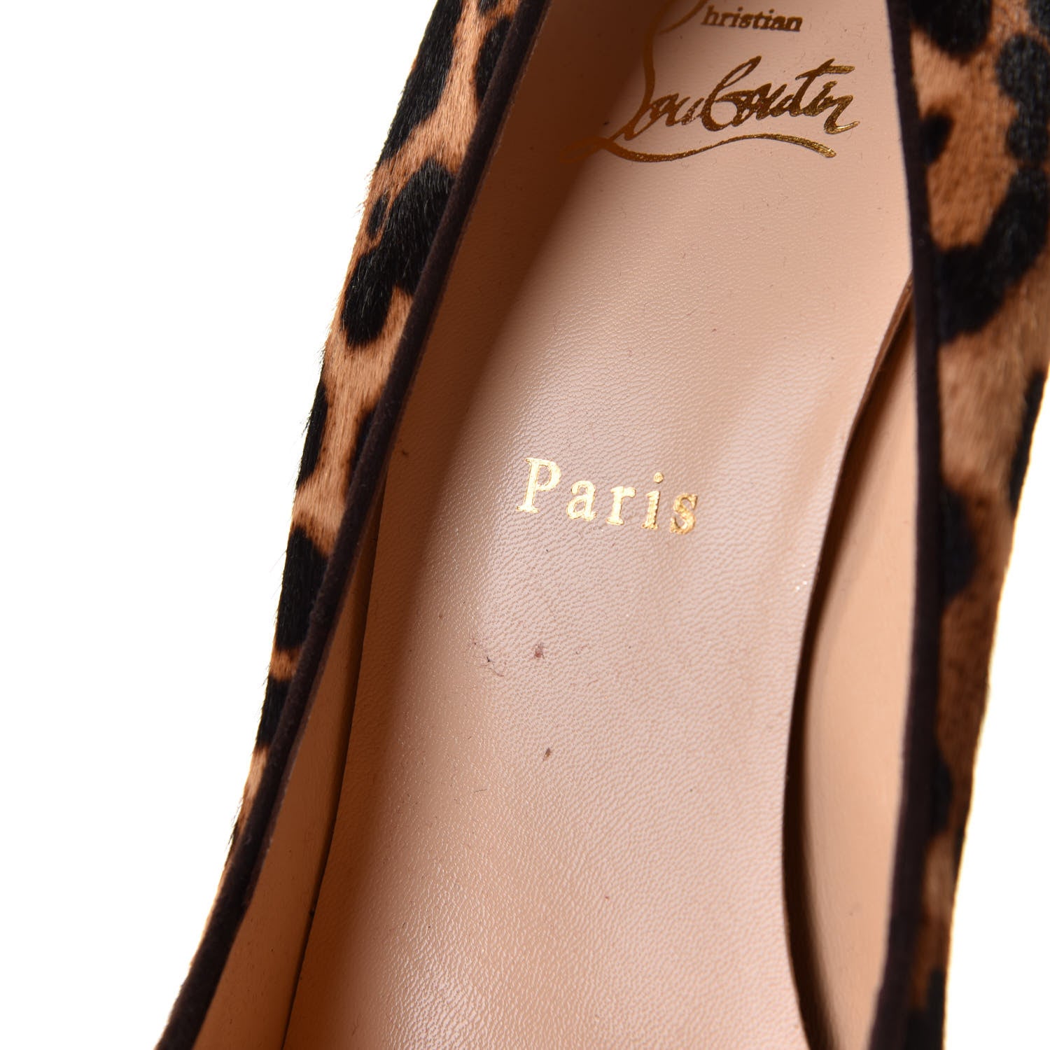 Christian Louboutin Pony Hair Leopard Luxor Metalipp 120 Pumps 41.5 Bronze 6 of 8