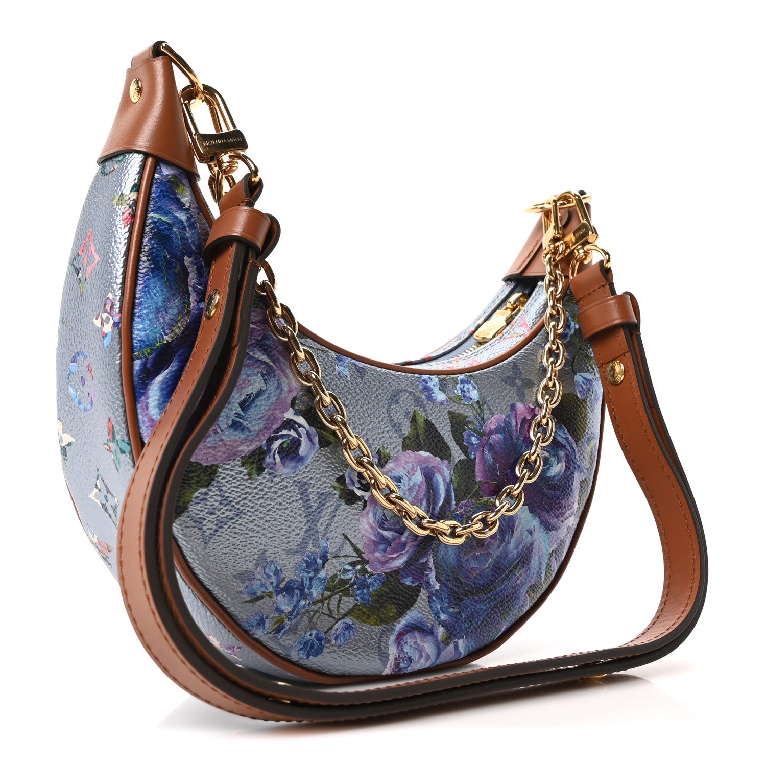 Louis Vuitton Metallic Monogram LV Garden Loop PM Blue 3 of 9