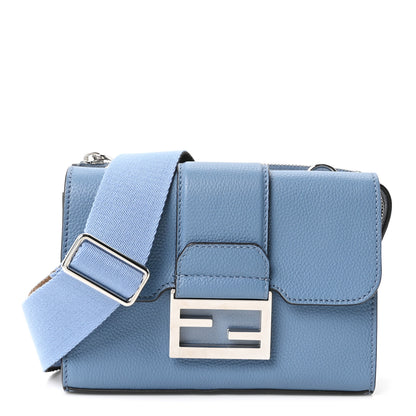 Fendi Vitello Cher Double Baguette Ceruleo 1 of 9
