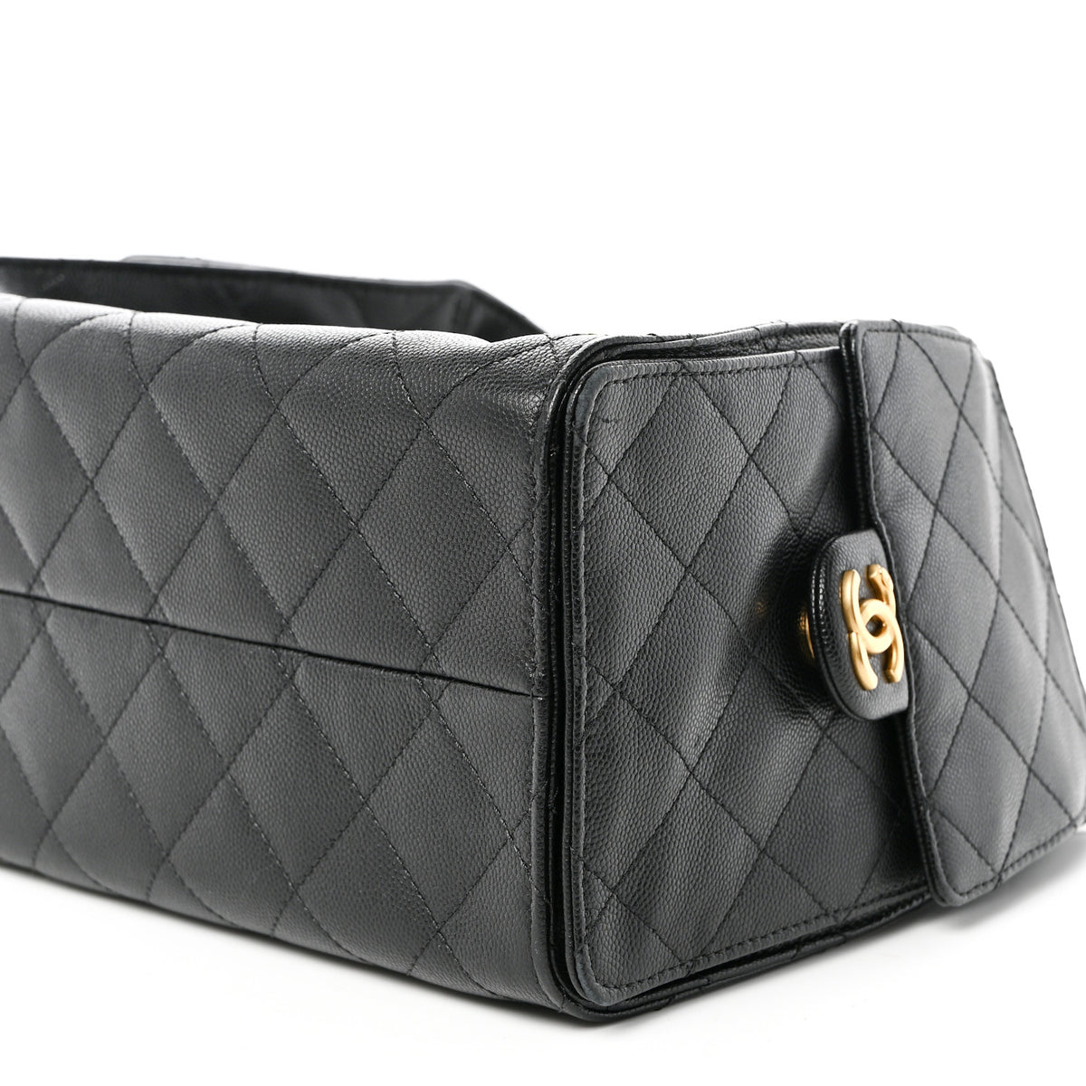 Caviar Quilted Small Chanel 25 Handbag Black