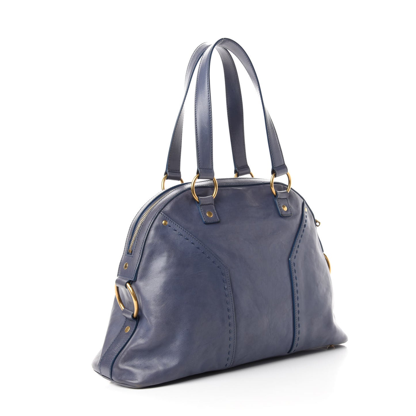 Calfskin Large Muse Blue