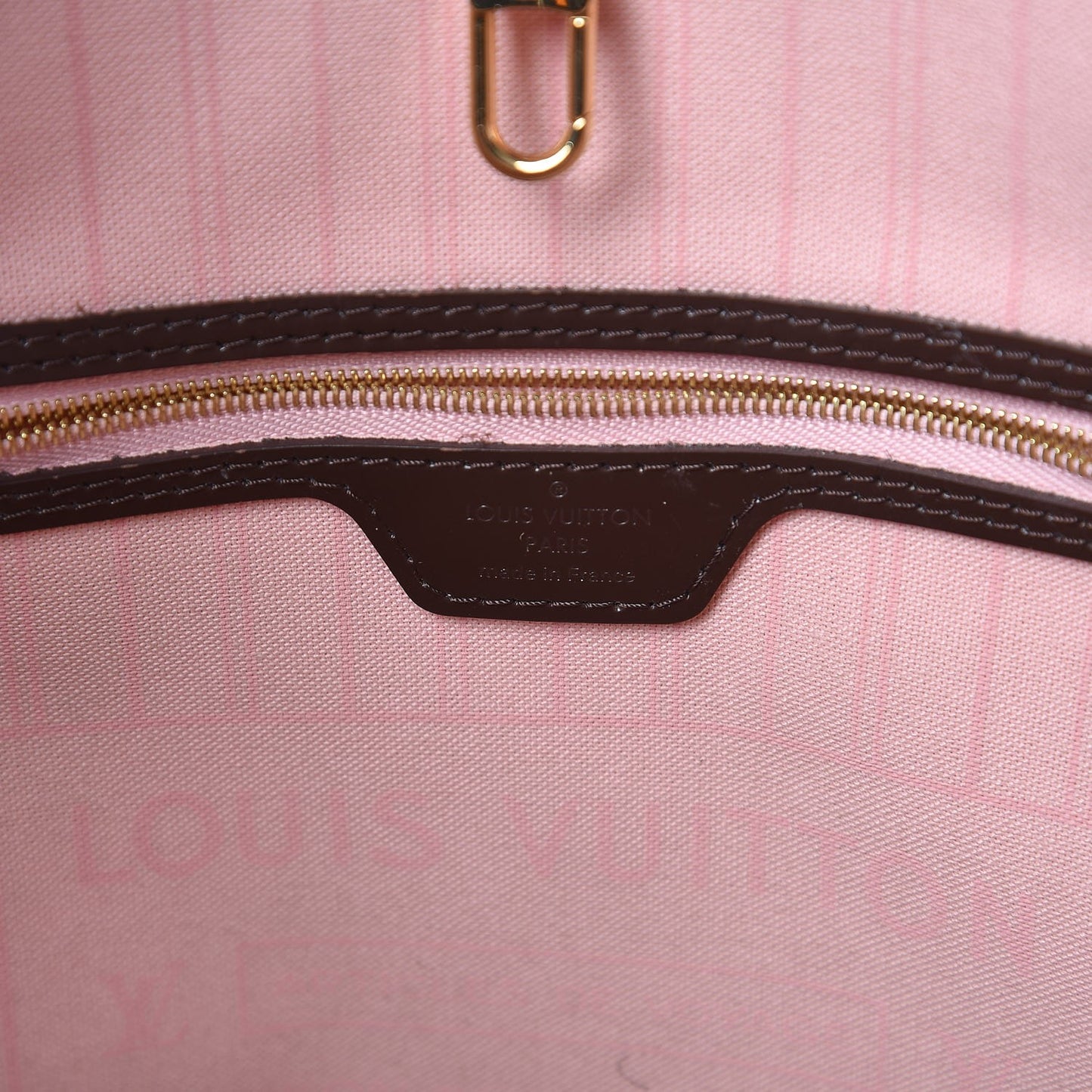 Damier Ebene Neo Neverfull MM Rose Ballerine
