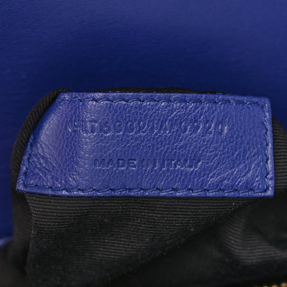 Saint Laurent Smooth Calfskin Le Carre Satchel Royal Blue 7 of 10