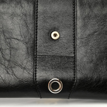 Jimmy Choo Calfskin Studded Reese Clutch Wallet Black 8 of 8