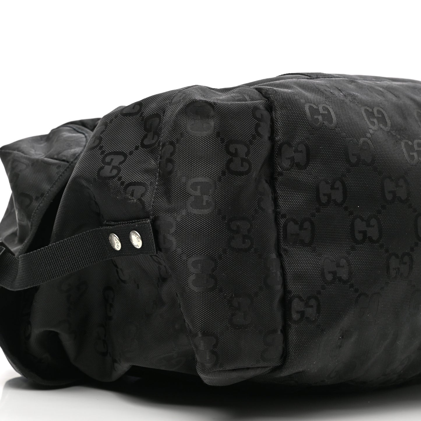 Econyl Nylon Monogram Off The Grid Duffle Bag Black