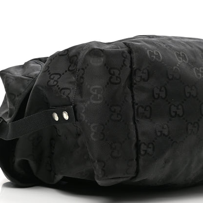 Gucci Econyl Nylon Monogram Off The Grid Duffle Bag Black 8 of 11