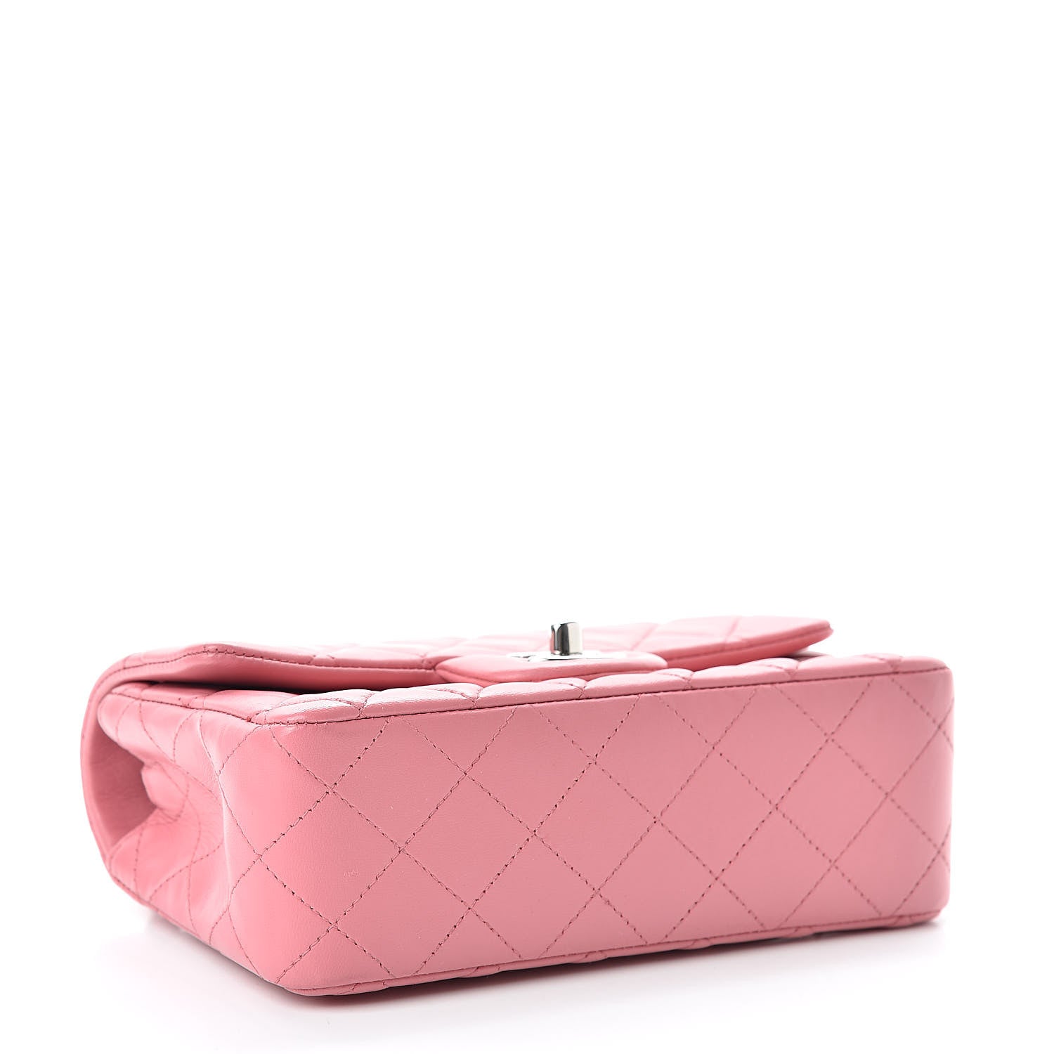 Chanel Lambskin Quilted Mini Rectangular Flap Pink 4 of 11