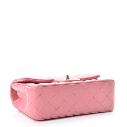 Chanel Lambskin Quilted Mini Rectangular Flap Pink 4 of 11