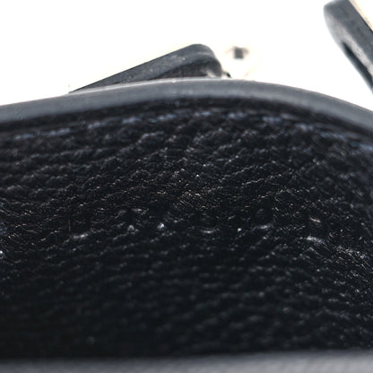 Hermes Tadelakt Mini Kelly Twilly Bag Charm Black 5 of 5