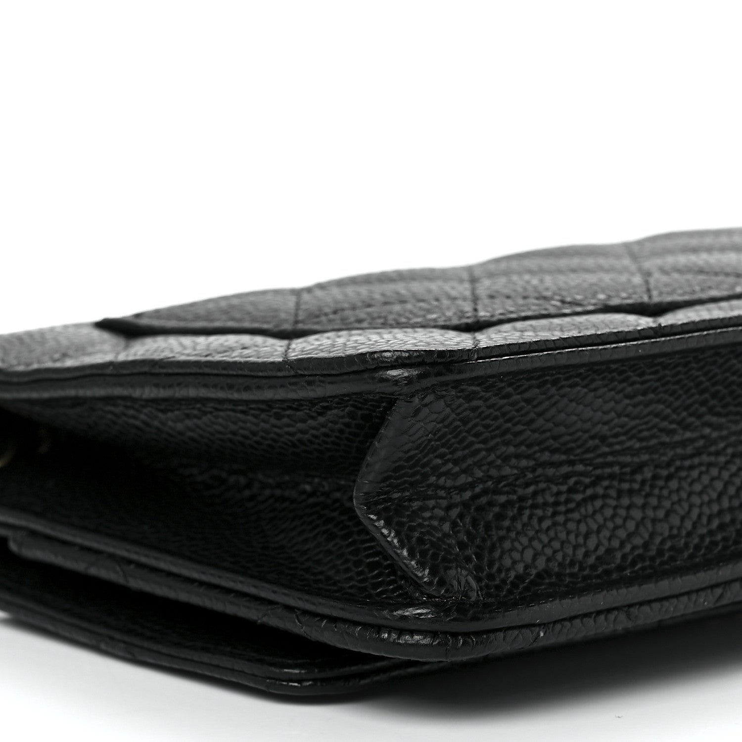 Chanel Caviar Quilted Wallet On Chain WOC Black 12 of 14