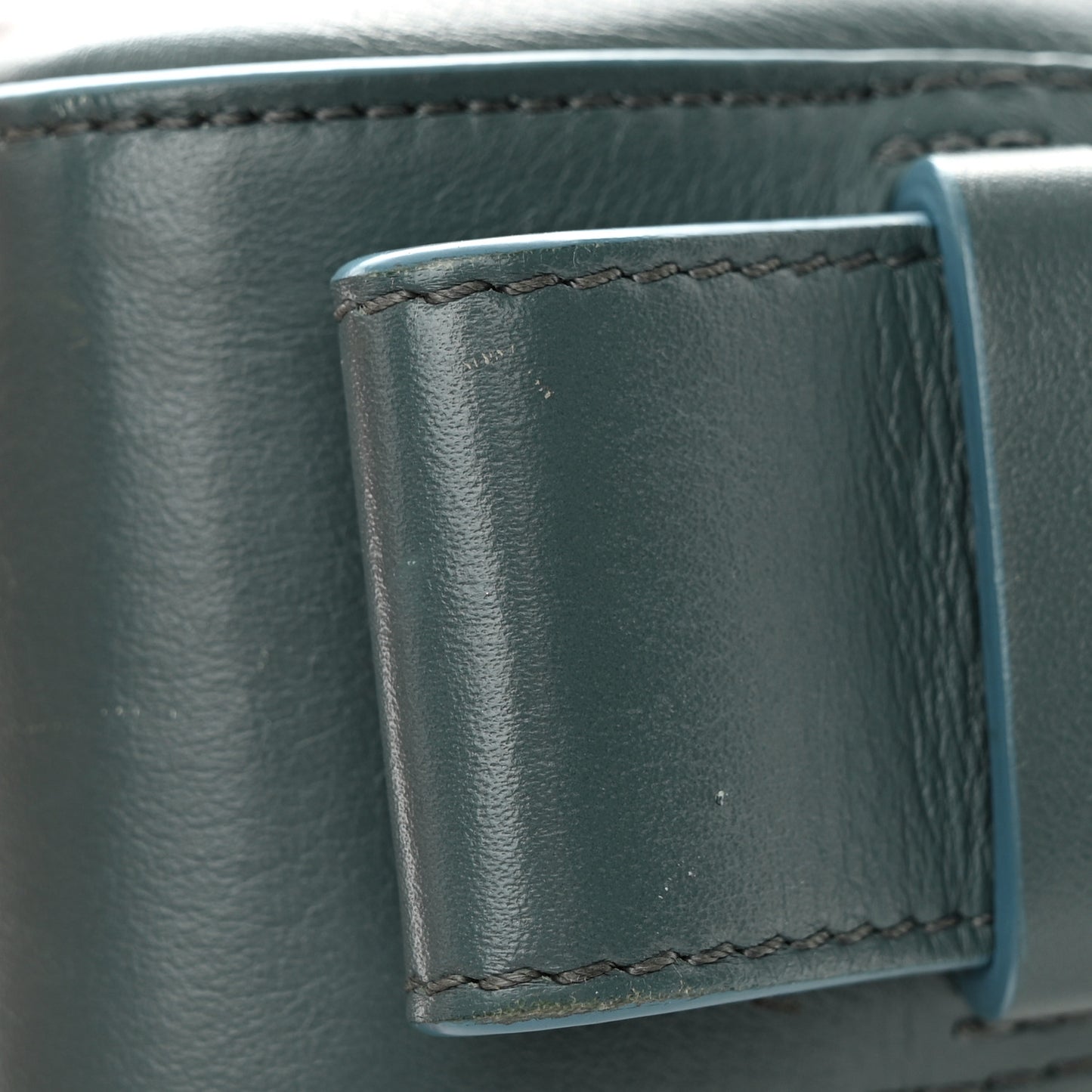 Smooth Calfskin Little Horses Embroidered Shoulder Bag Cloudy Blue