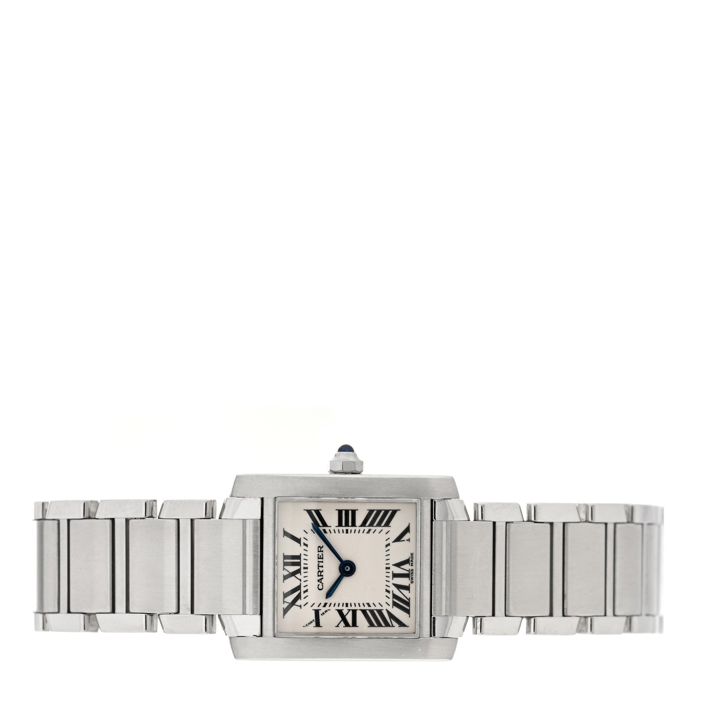 Stainless Steel 20mm Tank Francaise Quartz Watch