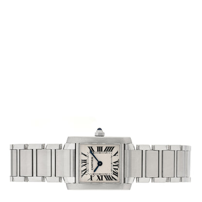 Cartier Stainless Steel 20mm Tank Francaise Quartz Watch 2 of 4