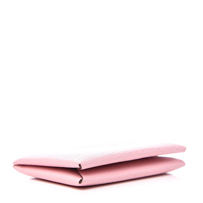 Hermes Chevre Mysore Calvi Card Case Rose Sakura 4 of 7