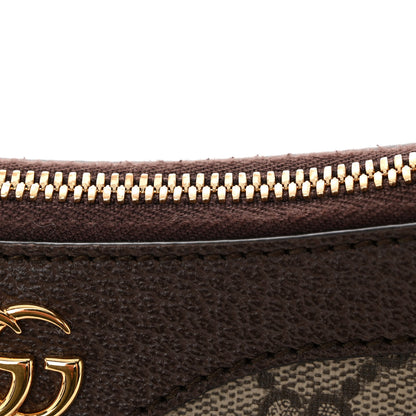 Gucci GG Supreme Monogram Textured Dollar Calfskin Small Ophidia Hobo Beige Ebony New Acero 11 of 12